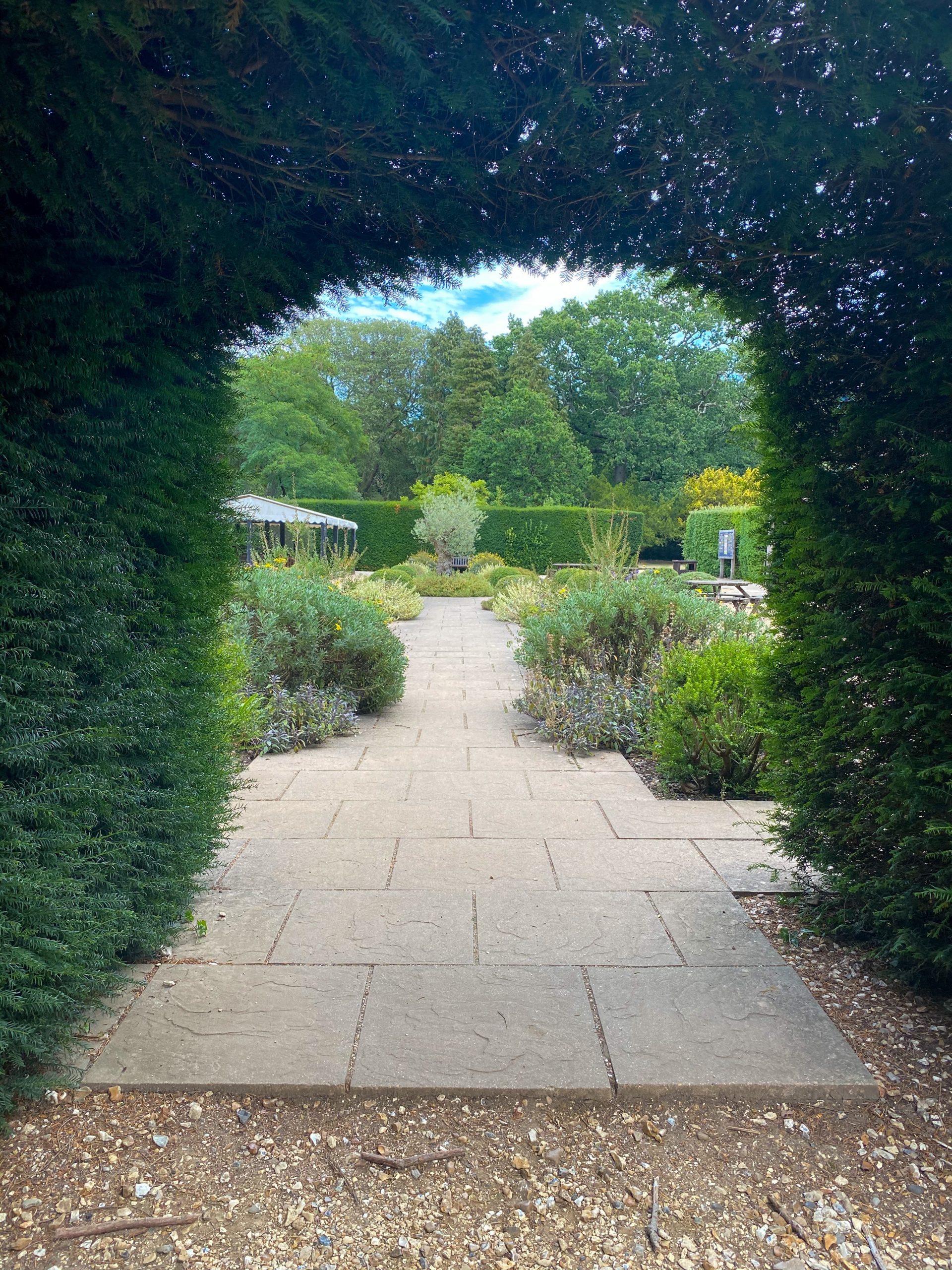 The Sundial Gardens in Exbury Gardens
